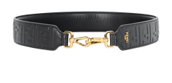 Fendi Bag Strap, Leather, Black, MII, 3*